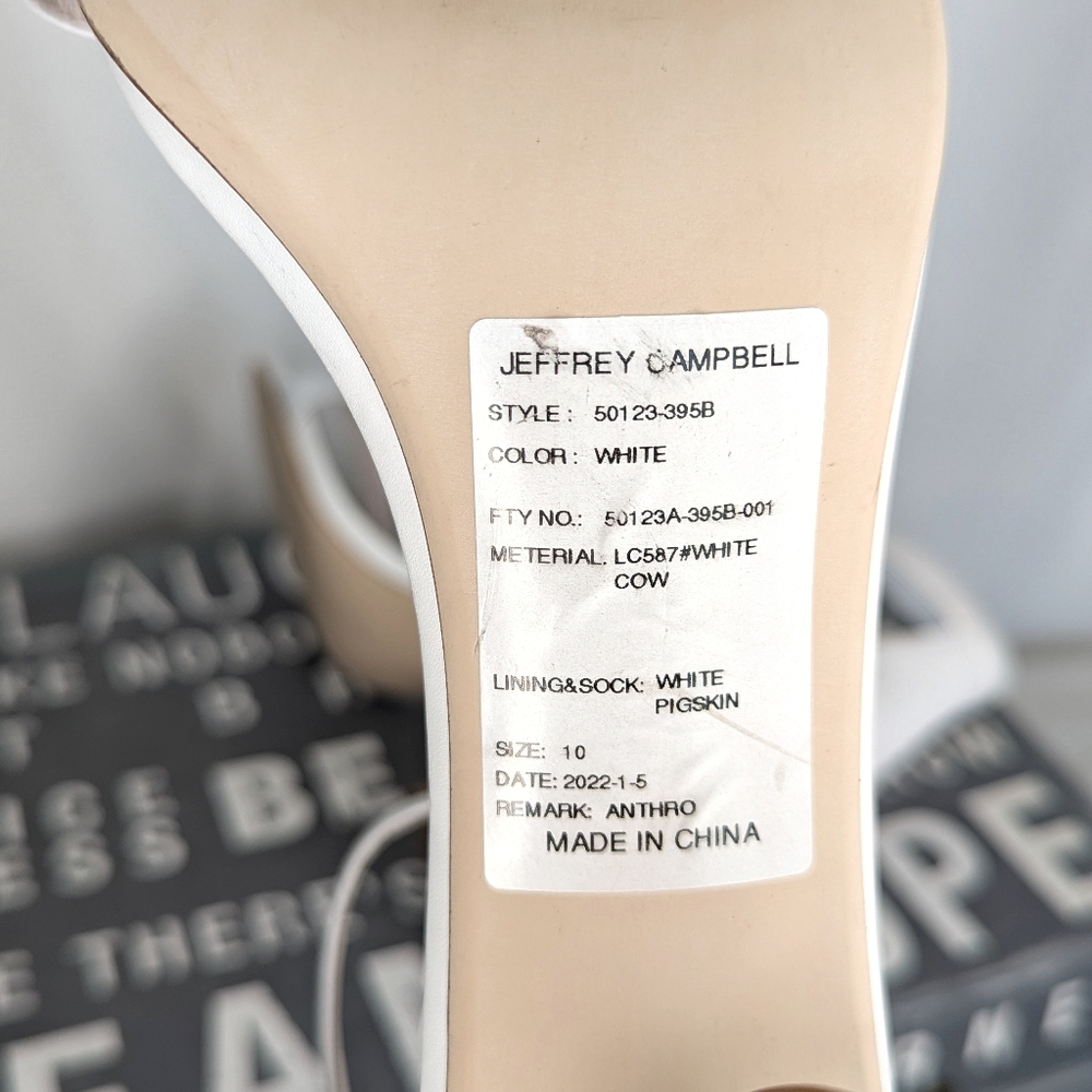 Jeffery Campbell For Anthropologie Leather  Heels - Picture 9 of 11